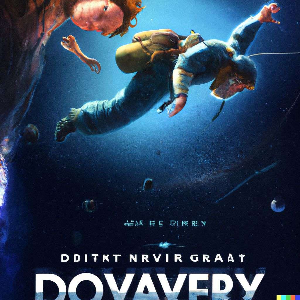 the discovery of gravity, promotional poster for a Disney movie